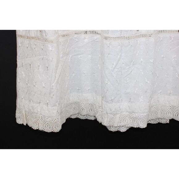 Vintage 3pc set The Mallory Allen Wardrobe Beautiful Ivory Embroidery Lace Maxi - Picture 13 of 16